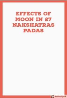 Effects of Moon in 27 Nakshatra Padas PDF