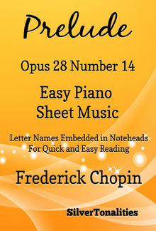 Preude Opus 28 Number 14 Easy Piano Sheet Music PDF