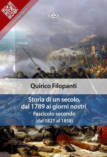 Storia di un secolo, dal 1789 ai giorni nostri : Fasc. II (dal 1821 al 1858) PDF