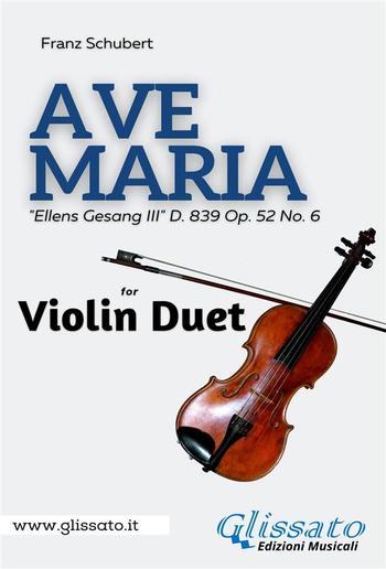 Ave Maria (Schubert) - Violin duet PDF