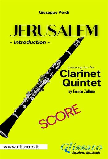 Jerusalem - Clarinet Quintet (score) PDF