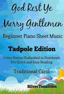 God Rest Ye Merry Gentlemen Beginner Piano Sheet Music Tadpole Edition PDF