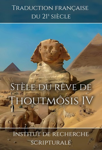 Stèle du rêve de Thoutmôsis IV PDF Stèle du rêve de Thoutmôsis IV PDF