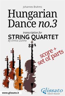 Hungarian Dance no.3 - String Quartet Score & Parts PDF