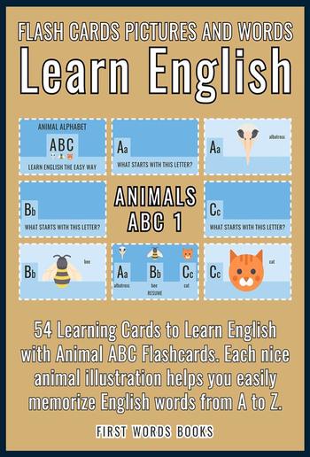 Animals ABC 1 - Flash Cards Pictures and Words Learn English PDF
