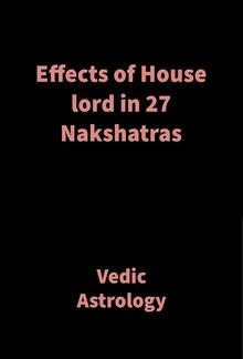 Effects of House lord in 27 Nakshatras PDF