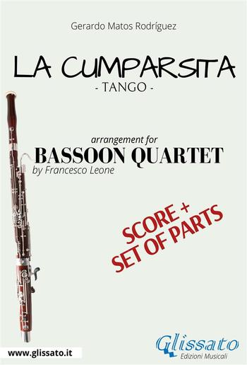 La Cumparsita - Bassoon Quartet score & parts PDF