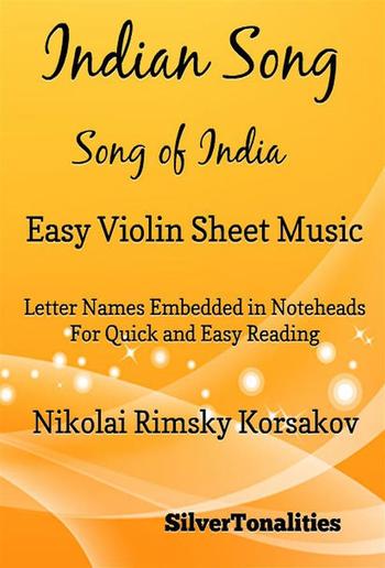 Indian Song Song of India Easy Violin Sheet Music PDF