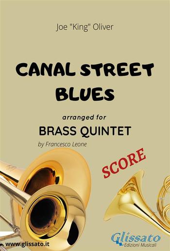 Canal street blues - brass quintet SCORE PDF