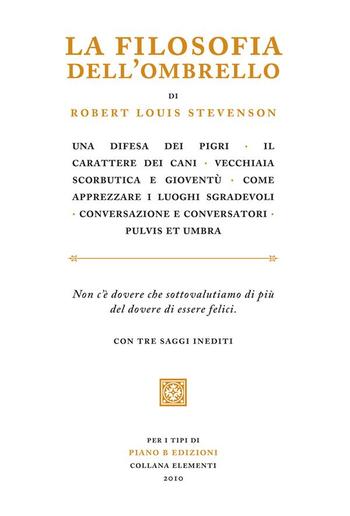 La filosofia dell'ombrello PDF