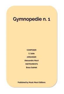 Gymnopedie n. 1 by E. Satie PDF