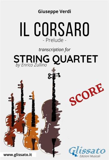 Il Corsaro (prelude) String Quartet - Score PDF