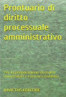 Prontuario di diritto processuale amministrativo PDF