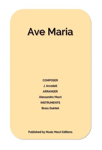 Ave Maria by J. Arcadelt PDF