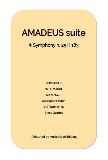 AMADEUS suite - 4. Symphony n. 25 K 183 PDF