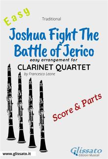 Joshua Fight The Battle of Jerico - Easy Clarinet Quartet (score & parts) PDF