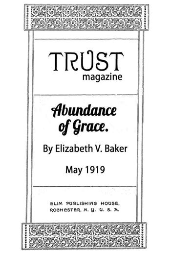 Abundance of Grace PDF