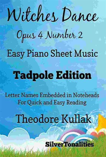 Witches Dance Opus 4 Number 2 Easy Piano Sheet Music Tadpole Edition PDF