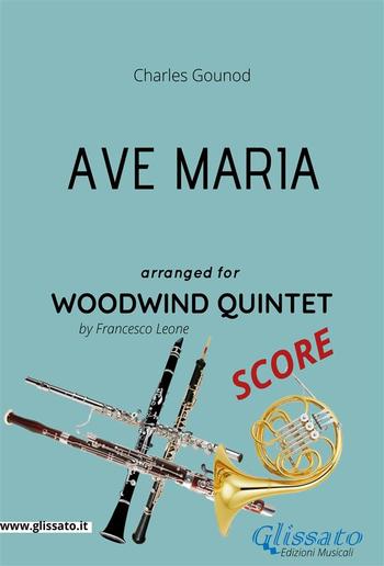 Ave Maria (Gounod) Woodwind Quintet SCORE PDF