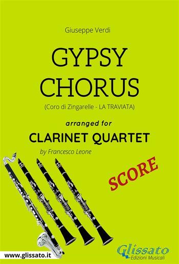 Gypsy Chorus - Clarinet Quartet SCORE PDF