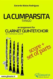 La Cumparsita - Clarinet Quintet/Choir score & parts PDF