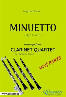 Minuetto - Clarinet Quartet set of PARTS PDF