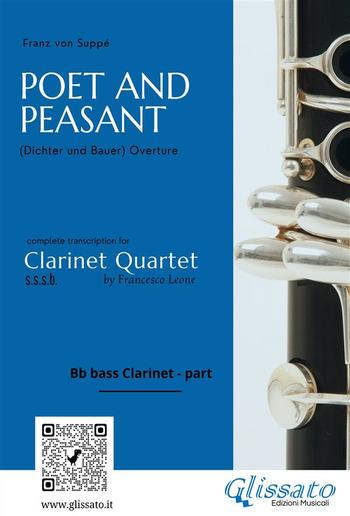 (Bb Bass Clarinet part) Poet and Peasant overture for Clarinet Quartet PDF