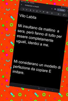 Mi insultano da mattino a sera, però fanno di tutto per essere completamente uguali , identici a me PDF