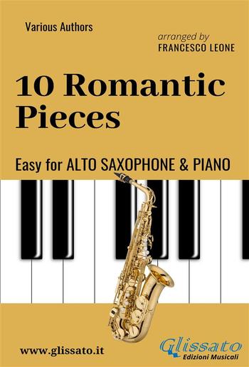 10 Romantic Pieces - Easy for Alto Saxophone and Piano PDF