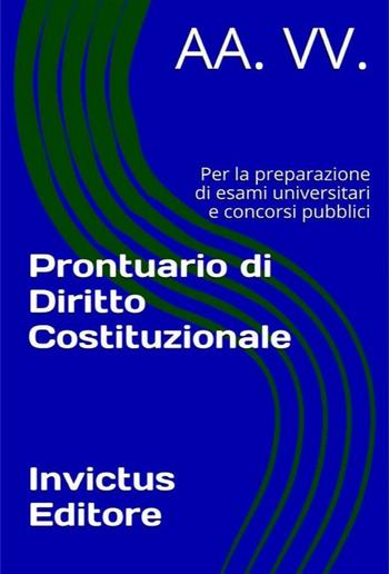 Prontuario di Diritto Costituzionale PDF