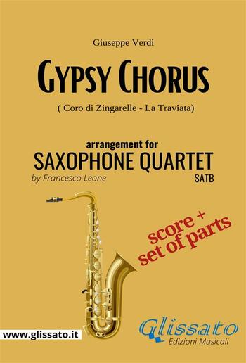 Gypsy Chorus - Sax Quartet score & parts PDF