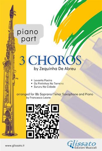 3 Choros by Zequinha De Abreu for Bb Saxophone and Piano (piano part) PDF