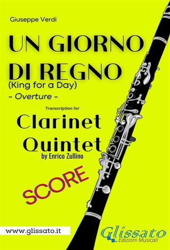 Un giorno di regno - Clarinet Quintet (score) PDF