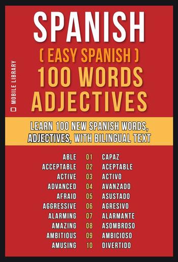 Spanish ( Easy Spanish ) 100 Words - Adjectives PDF