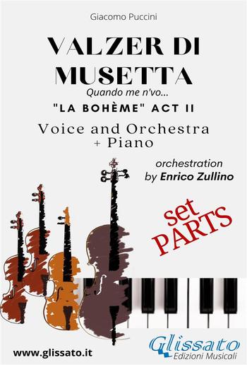 Valzer di Musetta - Voice, Orchestra and Piano (Parts) PDF