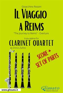 Il Viaggio a Reims (overture) Clarinet Quartet - Score & Parts PDF