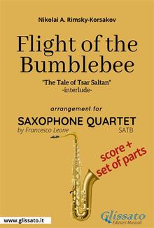 Flight of The Bumblebee - Sax Quartet Score & Parts PDF