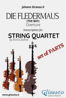 Die Fledermaus (overture) string quartet set of parts PDF