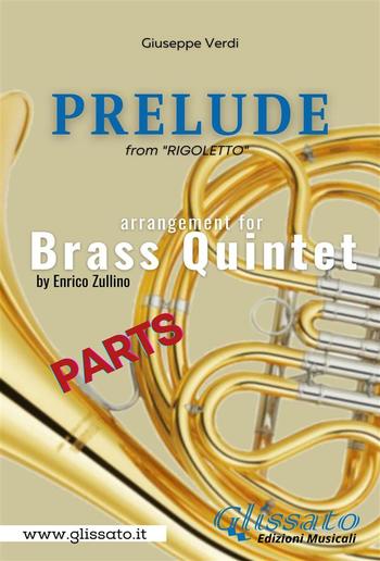 Prelude (Rigoletto) - Brass Quintet - parts PDF