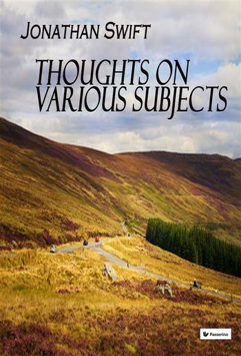 Thoughts on Various Subjects PDF