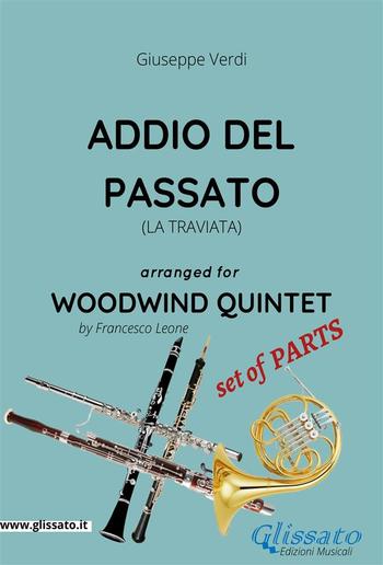 Addio del passato - Woodwind Quintet set of PARTS PDF