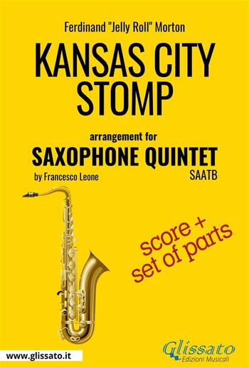 Kansas City Stomp - Saxophone Quintet score & parts PDF