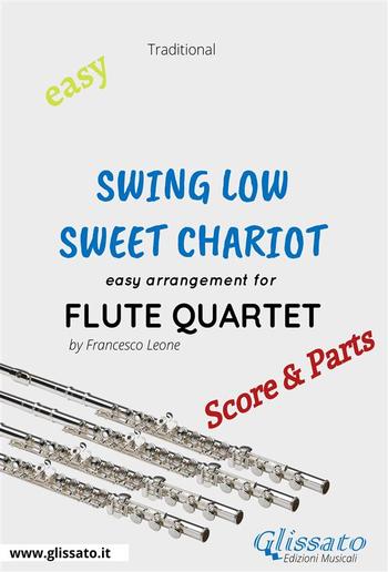 Swing Low, Sweet Chariot - Easy Flute Quartet (score & parts) PDF