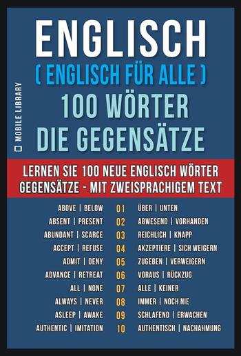 Englisch ( Englisch für Alle ) 100 Wörter - Die Gegensätze PDF