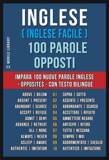 Inglese ( Inglese Facile ) 100 Parole - Opposti PDF