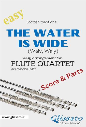 The Water is Wide - Easy Flute Quartet (score & parts) PDF