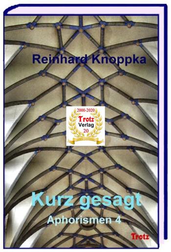 kurz gesagt: Aphorismen 4 PDF kurz gesagt: Aphorismen 4 PDF