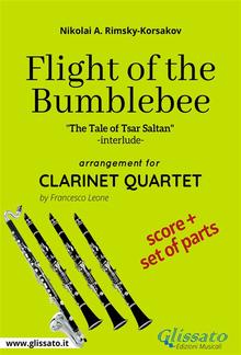 Flight of The Bumblebee - Clarinet Quartet Score & Parts PDF