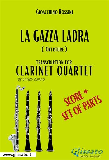 La Gazza Ladra - Clarinet Quartet score & parts PDF