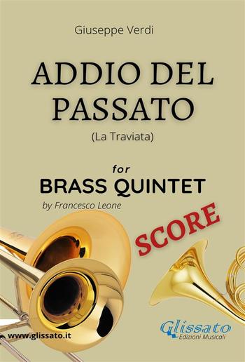 Addio del Passato - Brass Quintet (score) PDF